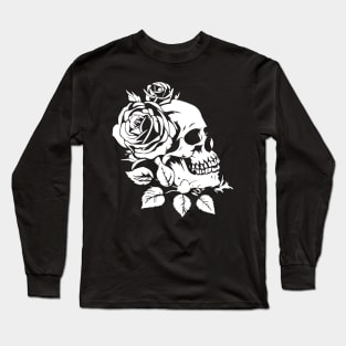 skull tattoo design Long Sleeve T-Shirt